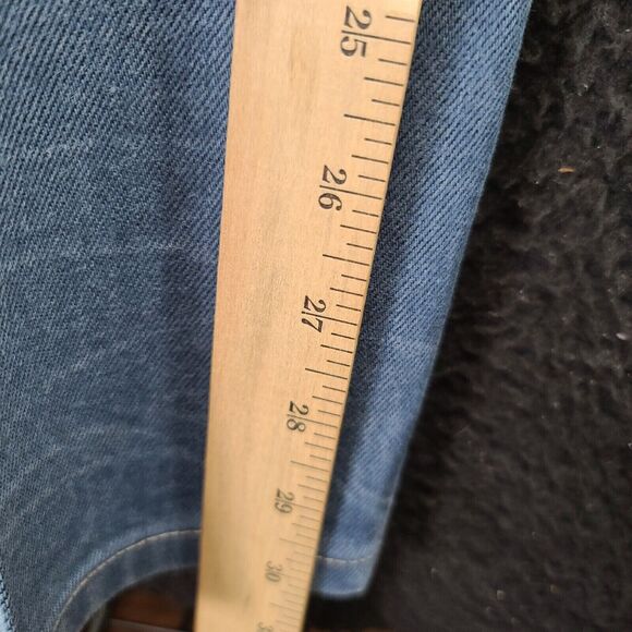 Levi 501 Mens Jeans Blue Size 40x32 100% Cotton Button Fly Closure Pockets - Picture 4 of 11